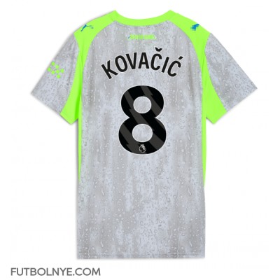 Camiseta Manchester City Mateo Kovacic #8 Tercera Equipación para mujer 2025-26 manga corta Camiseta Manchester City Mateo Kovacic #8 Tercera Equipación para mujer 2025-26 manga corta